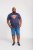D555 Scampton Official Superman Printed T-Shirt Navy - Pólók - Nagyméretű pólók - 2XL-14XL