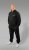 20 Nodi Mistral Tracksuit in Combed Fleece Cotton Black - Tréningruhák - Nagyméretű Férfi Tréningruhák