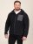 D555 Damien Micro Fleece Zip Through Hoody Fekete/Szürke - Pulóverek & kapucnis pulóverek - Pulóverek & Kapucnis pulóver 2XL-12XL