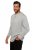 JP1880 702555 Hosszú ujjú Henley póló Szürke melírozott - Pólók - Nagyméretű pólók - 2XL-14XL