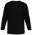 JP1880 702555 Hosszú ujjú Henley póló Fekete - Pólók - Nagyméretű pólók - 2XL-14XL