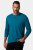 JP1880 Henley T-shirt Long Sleeve Blue - Pólók - Nagyméretű pólók - 2XL-14XL