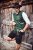 JP1880 Genuine Leather Traditional Lederhosen Shorts Black - Rövidnadrág - Nagyméretű Rövidnadrág W40-W60