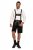 JP1880 Genuine Leather Traditional Lederhosen Shorts Black - Rövidnadrág - Nagyméretű Rövidnadrág W40-W60
