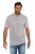 JP1880 708420 Henley póló 2 darab Szürke melírozott - Pólók - Nagyméretű pólók - 2XL-14XL