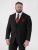 D555 Ted 4 Way Stretch Tailored Suit Jacket Fekete - Öltönyök - Nagyméretű öltönyök