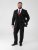 D555 Ted 4 Way Stretch Tailored Suit Jacket Fekete - Öltönyök - Nagyméretű öltönyök