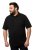 JP1880 712617 Hasra szabott galléros póló Fekete - Pólóingek - Galléros Pólók 2XL-8XL - Pólóingek 2XL-8XL