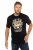 JP1880 Guns N’ Roses Skull Comfort Fit Band T-Shirt Black - Pólók - Nagyméretű pólók - 2XL-14XL