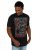 JP1880 Pink Floyd Retro Graphic Comfort Fit Band T-Shirt Black - Pólók - Nagyméretű pólók - 2XL-14XL