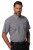 JP1880 722860 Rövid ujjú kockás ing Fekete - Ingek - Ingek 2XL-10XL