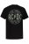 JP1880 AC/DC Graphic Comfort Fit Band T-Shirt Black - Pólók - Nagyméretű pólók - 2XL-14XL