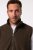 JP1880 Fleece Vest Stand-up Collar Brown - Kabátok - Nagyméretű Kabátok - 2XL-8XL