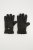 JP1880 Gloves Leather Warm Lining Black - Kesztyűk - 