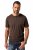 JP1880 Henley Basic T-Shirt with Buttons Brown - Pólók - Nagyméretű pólók - 2XL-14XL