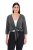 Ulla Popken 794514 Megkötős jersey bolero Antracit - Bolerók - 