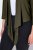 Ulla Popken 794514 Megkötős jersey bolero Sötétzöld - Bolerók - 