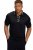 JP1880 Jay-Pi Golf Polo Shirt Black - Sportruházat - Nagyméretű Sportruházat 2XL-10XL