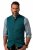 JP1880 Mottled Stretch Knit Stand-up Collar Vest Turquoise Blue - FÉRFIRUHÁZAT 2XL-14XL - 