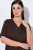 Ulla Popken 806944 Rövid ujjú pizsama Barna - Pizsama/Loungewear - 
