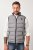 JP1880 Quilted Vest Outdoor Stand-up Collar Grey - Kabátok - Nagyméretű Kabátok - 2XL-8XL