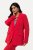 Ulla Popken 811944 Klasszikus blézer Piros - Blézerek - Blézerek plus size méretben nőknek