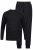 JP1880 Two-piece Pyjamas Long Sleeve and Long Trousers Black - Alsónemű & strandruhák - Nagyméretű Alsónemű 2XL-8XL