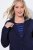 Ulla Popken 812754 Punto di Roma jersey blézer Sötétkék - Blézerek - Blézerek plus size méretben nőknek