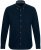 JP1880 Modern Fit Buttoned Collar Cotton Shirt Navy Blue - Ingek - Ingek 2XL-10XL