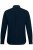 JP1880 Modern Fit Buttoned Collar Cotton Shirt Navy Blue - Ingek - Ingek 2XL-10XL