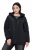 Ulla Popken 820889 Steppelt kabát Fekete - Kabátok - Női plus size kabátok