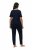Ulla Popken 821244 Pöttyös pizsama Sötétkék - Pizsama/Loungewear - 