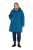 Ulla Popken 821495 Funkcionális kabát Petrol - Kabátok - Női plus size kabátok
