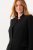 Ulla Popken 823318 Állógalléros blézer Fekete - Blézerek - Blézerek plus size méretben nőknek