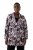 Ulla Popken 823967 Virágos jacquard blézer háromnegyedes ujjal Fekete - Blézerek - Blézerek plus size méretben nőknek