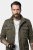 JP1880 Field Jacket with Badges Vintage Look TALL Moss Green - TALL kabátok - TALL dzsekik magas férfiaknak