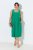 Ulla Popken 827908 Ujjatlan jersey ruha Zöld - Jersey ruhák - 