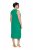 Ulla Popken 827908 Ujjatlan jersey ruha Zöld - Jersey ruhák - 