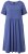 Ulla Popken 827920 Rövid ujjú jersey ruha Kék - Jersey ruhák - 