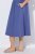 Ulla Popken 827920 Rövid ujjú jersey ruha Kék - Jersey ruhák - 