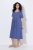 Ulla Popken 827920 Rövid ujjú jersey ruha Kék - Jersey ruhák - 