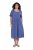 Ulla Popken 827920 Rövid ujjú jersey ruha Kék - Jersey ruhák - 