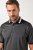 JAY-PI Quickdry Two-Tone Golf Poloshirt Black - Pólóingek - Galléros Pólók 2XL-8XL - Pólóingek 2XL-8XL