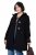 Ulla Popken 829347 Duffle kabát Fekete - Kabátok - Női plus size kabátok