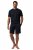 JP1880 829513 Pizsama rövid fazon bellyfit Sötétkék - Alsónemű & strandruhák - Nagyméretű Alsónemű 2XL-8XL