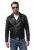 JP1880 830586 Biker dzseki bárány nappából Fekete - Kabátok - Nagyméretű Kabátok - 2XL-8XL