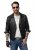 JP1880 830586 Biker dzseki bárány nappából Fekete - Kabátok - Nagyméretű Kabátok - 2XL-8XL