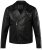 JP1880 830586 Biker dzseki bárány nappából Fekete - Kabátok - Nagyméretű Kabátok - 2XL-8XL