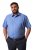 Men+ 758 Üzleti ing rövid ujjú nyitott gallérral Világoskék - Ingek - Ingek 2XL-10XL