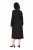 Ulla Popken 831004 Hosszú ujjú midiruha Fekete - Maxi ruhák - Női plus size maxiruhák